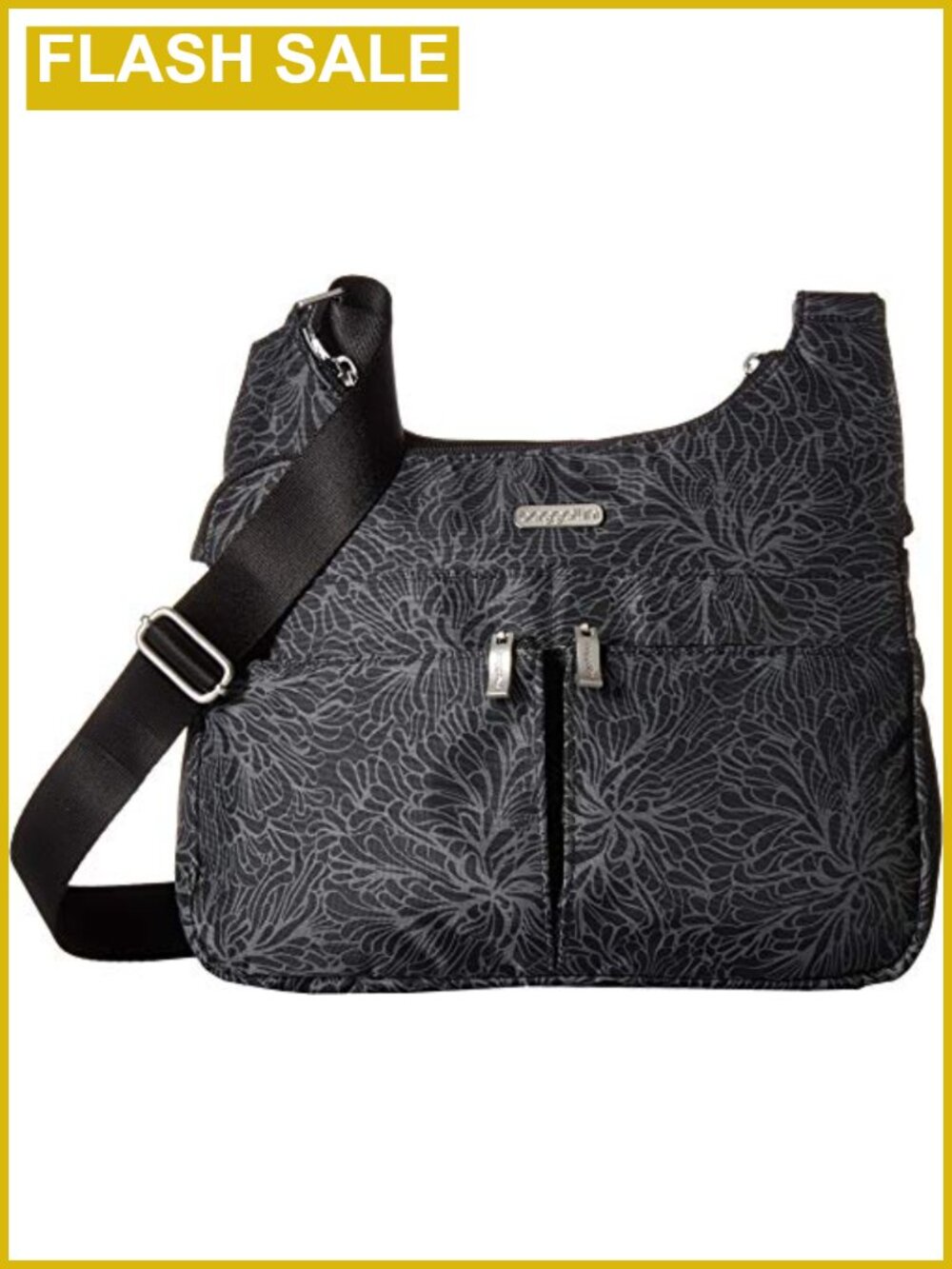 Baggallini Crossbody Travel Bag Lightweight Water Resistant Nylon Handbag